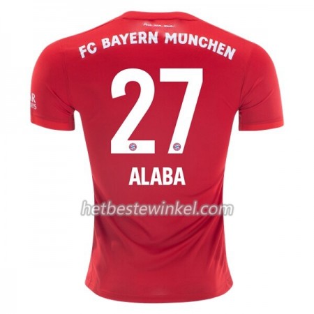 FC Bayern München David Alaba 27 Voetbalshirts Thuis 2019/20